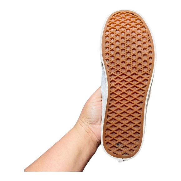 Vans White Checkered Slip-On Sneakers - Picture 6 of 7